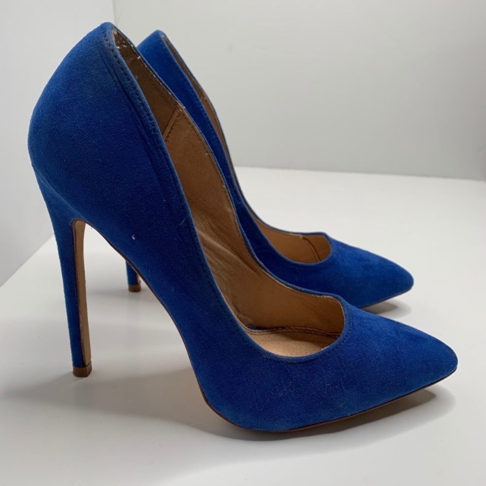 Liliana |  Blue Pointy Toe Classy Heel